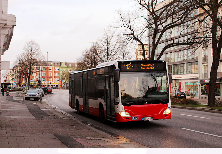 Jasper Bus in Hamburg am Bahnhof Altona