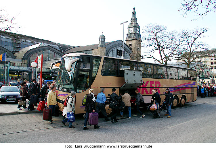 SEV Bus in Hamburg Hbf