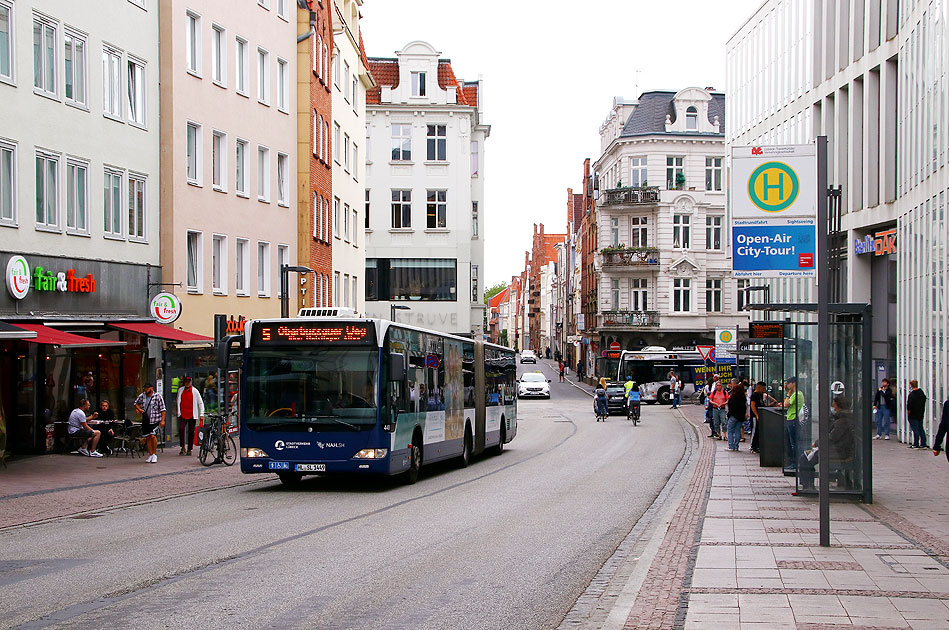 Ein Bus von Stadtwerke Lübeck Mobil GmbH