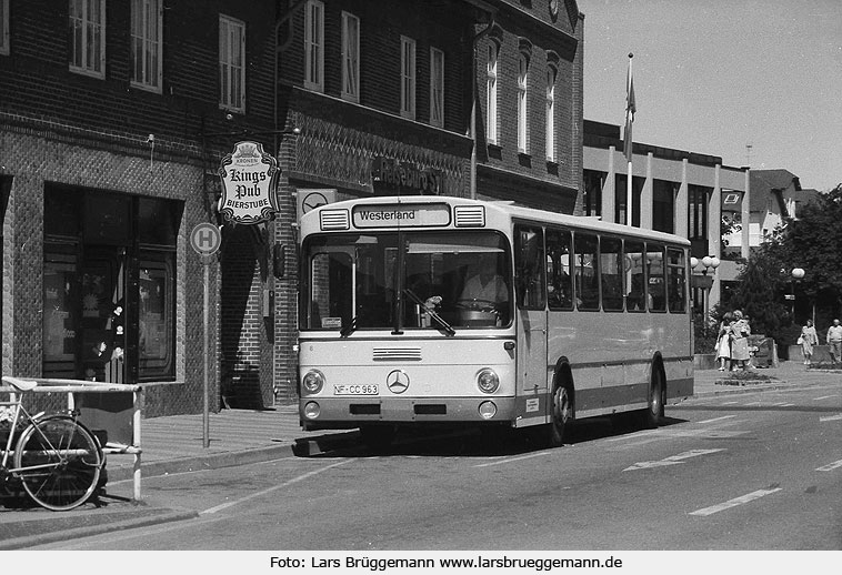 Ein SVG Bus in Westerland auf Sylt