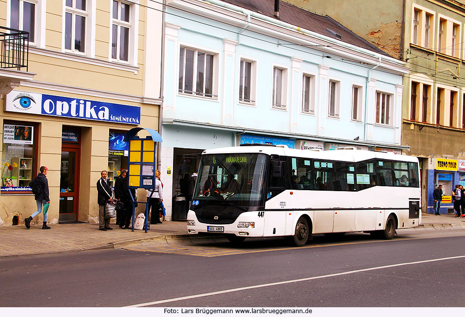 Ein Stadtbus in Teplice / Teplitz