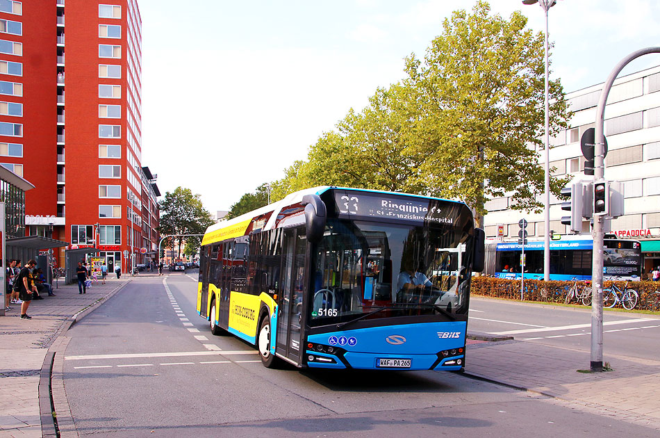 Ein Stadtbus in Münster vom Busverkehr Bils