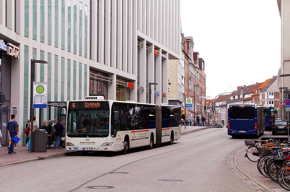 Ein Stadtbus in Lübeck vom Stadtverkehr Lübeck