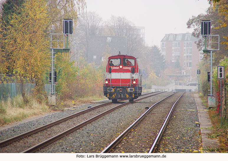 AKN Lok V 2.017 Hamburg Hörgensweg - AKN Stammstrecke