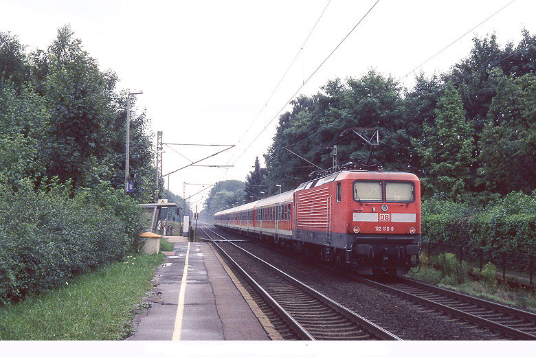 Die DB Baureihe 112 in Prisdorf