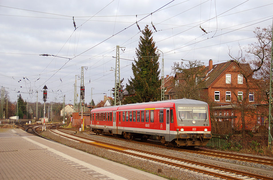 DB Baureihe 628 im Bahnhof Lüneburg