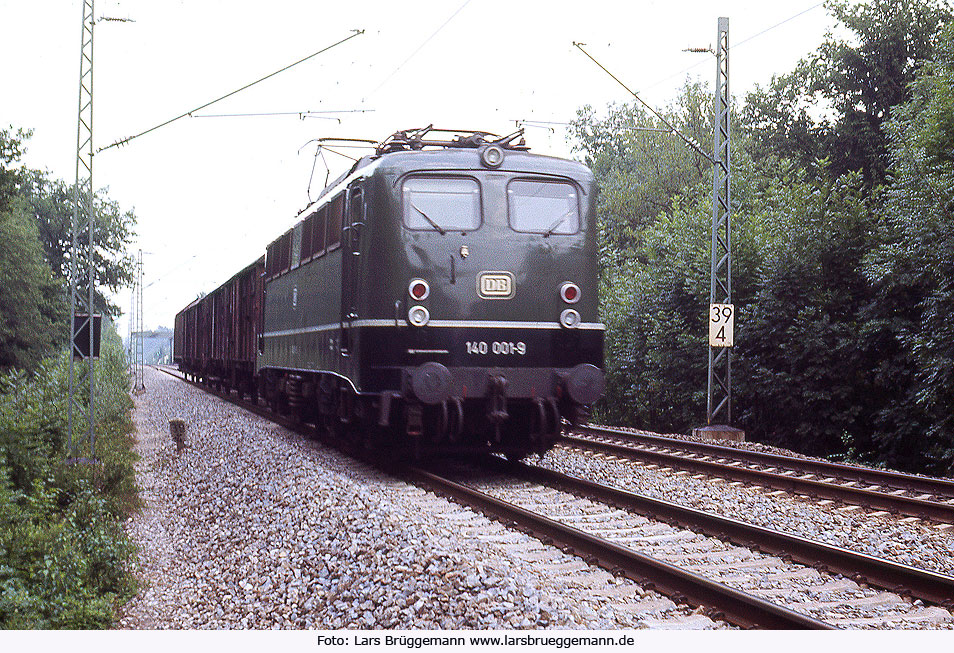 DB Baureihe 140 in Bayern - die 140 001-9