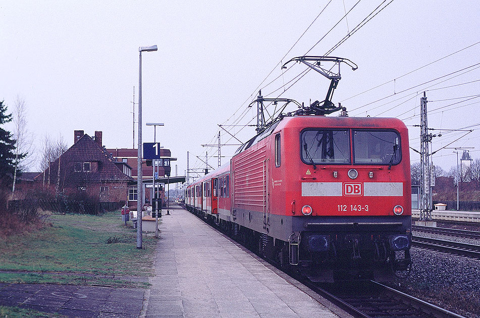 Die DB Baureihe 112 im Bahnhof Büchen