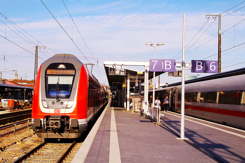 DB Baureihe 445 in Würzburg Hbf