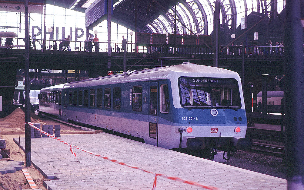 Die DB Baureihe 628 in Hamburg Hbf