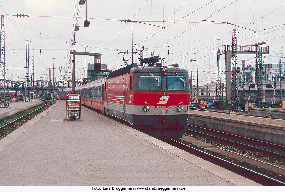 Die ÖBB Baureihe 1044 in München Hbf