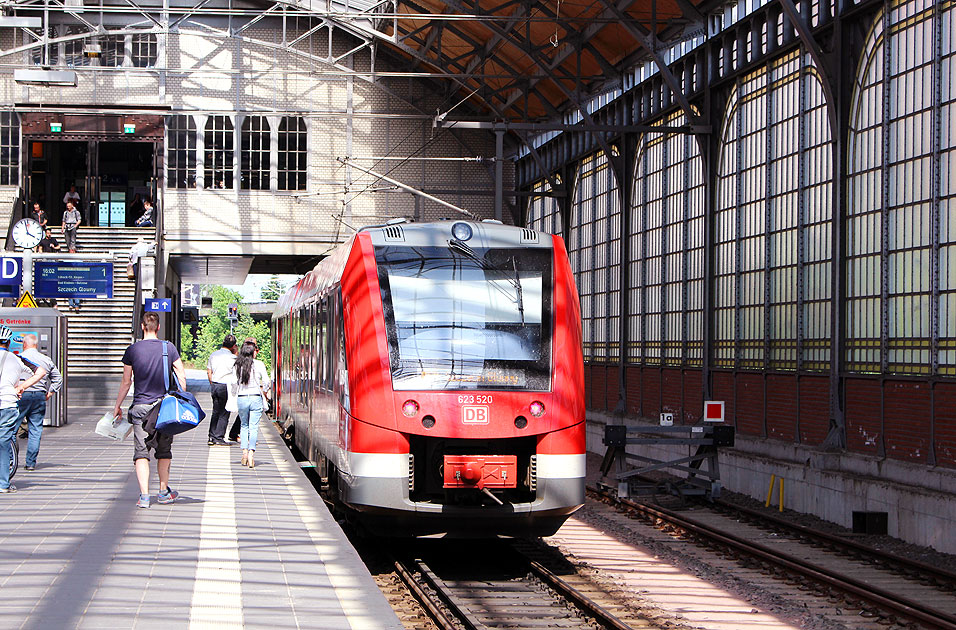 Die DB Baureihe 623 in Lübeck Hbf