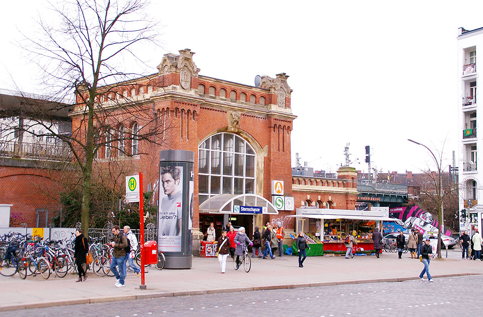 Der Bahnhof Sternschanze der Hamburger S-Bahn