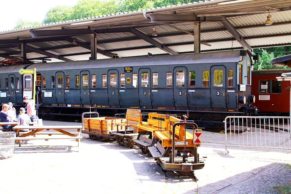 Das Eisenbahnmuseum in Aumühle vom VVM