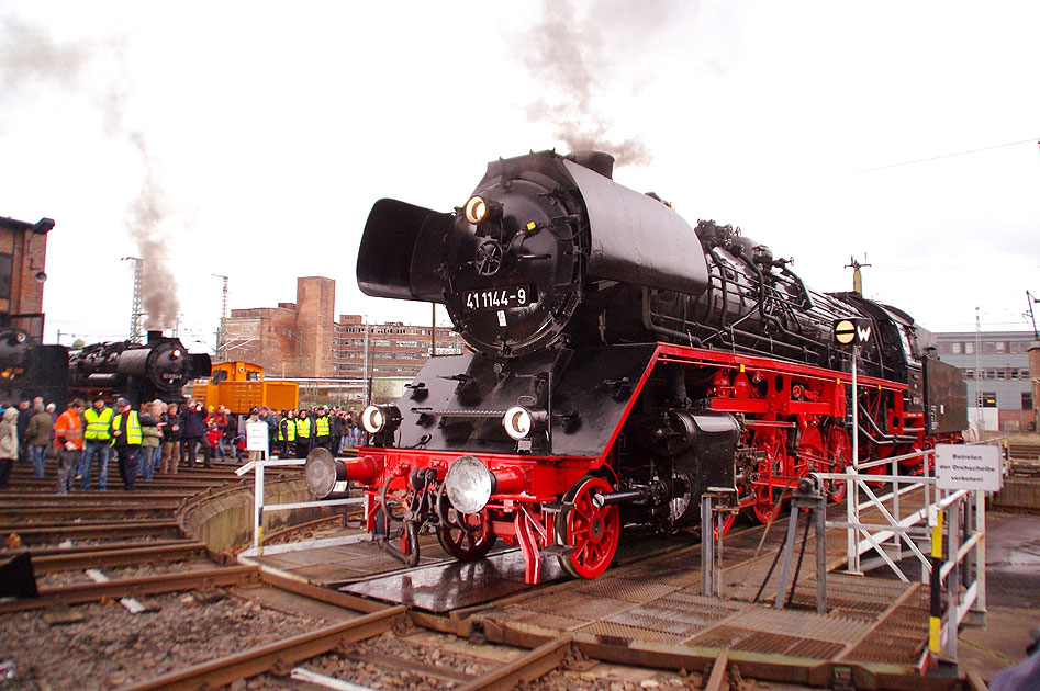 Die Dampflok Baureihe 41 im Bw Dresden-Altstadt