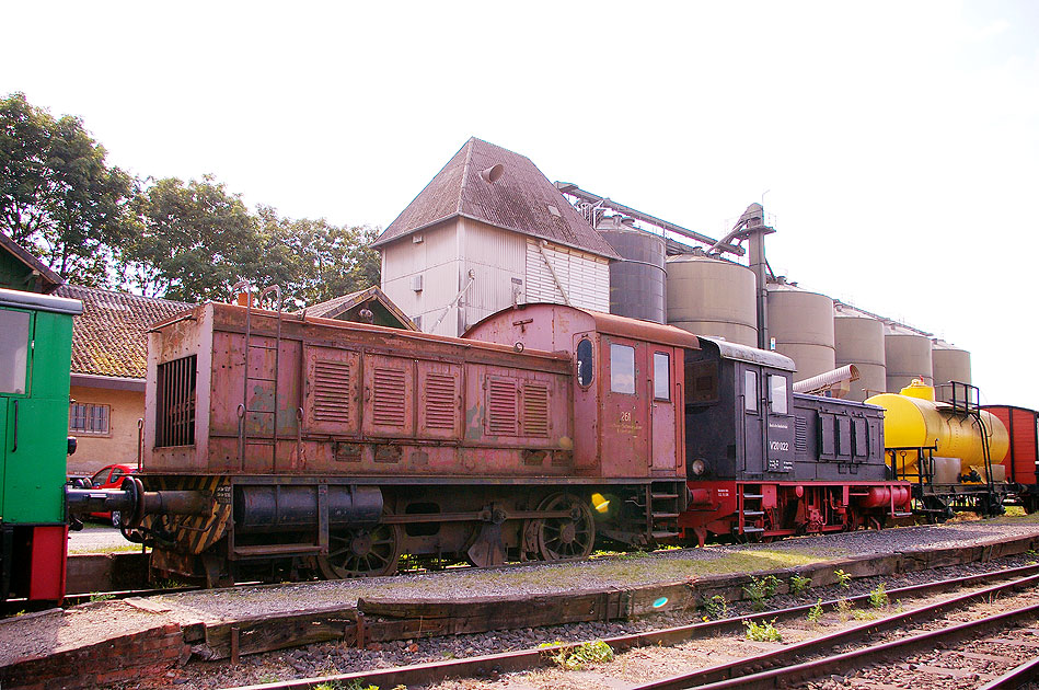 Die Lok 261 der Lüchow-Schmarsauer Eisenbahn