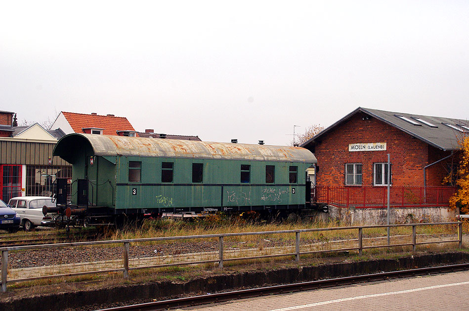 Donnerbüchse am Bahnhof Mölln