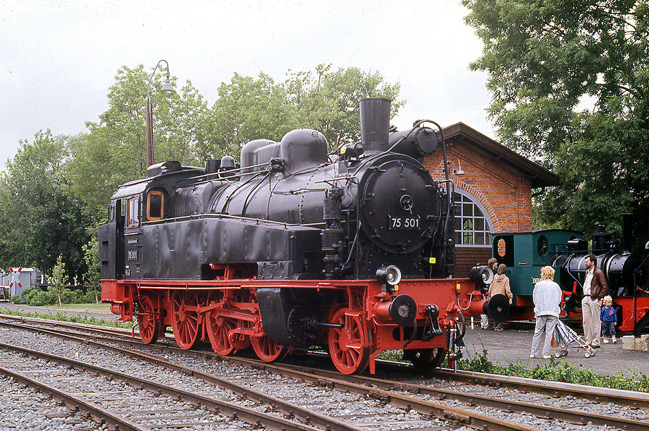 Die Dampflok Baureihe 75 - Lok 75 501 im DDM Neuenmarkt-Wirsberg