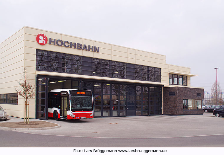 Zweiter Busbetriebshof der Hamburger Hochbahn in Hamburg-Harburg