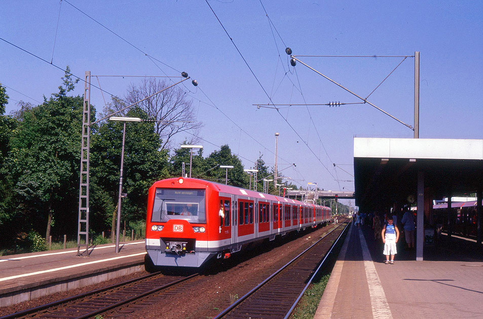 DB Baureihe 474.3 im Bahnhof Hamburg-Neugraben auf Probefahrt