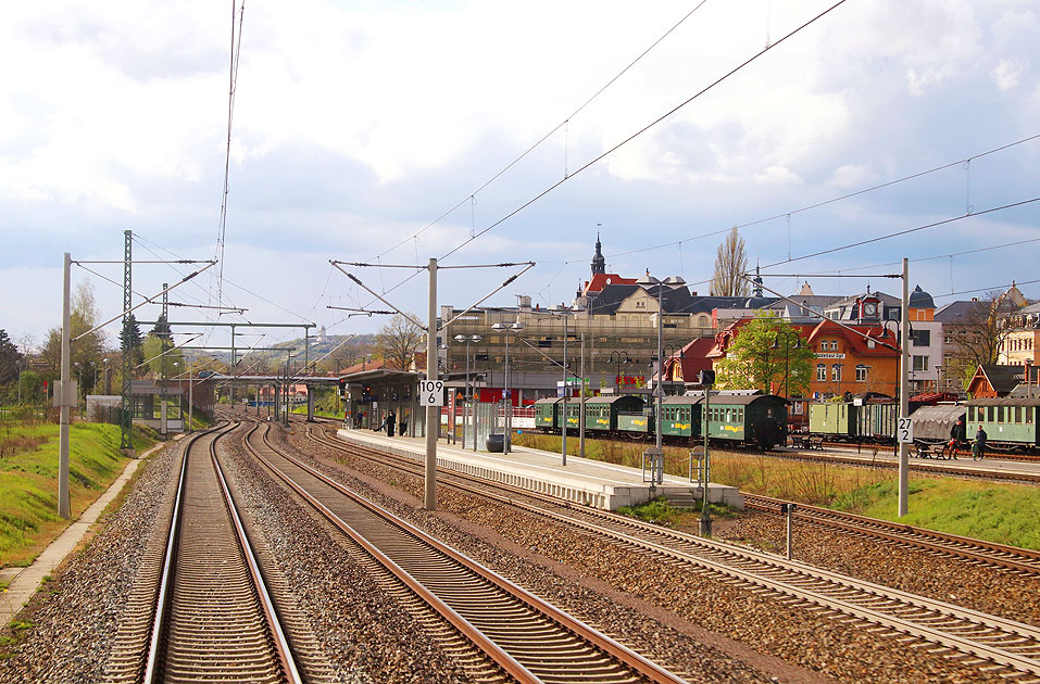 Der Bahnhof Radebeul Ost