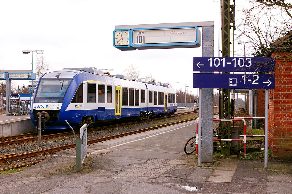 Ein NOB Lint im Bahnhof Heide in Holstein