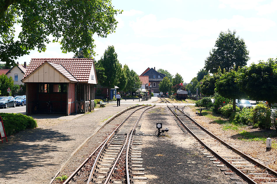 Der Bahnhof Asendorf der Museumsbahn von Bruchhausen-Vilsen nach Asendorf
