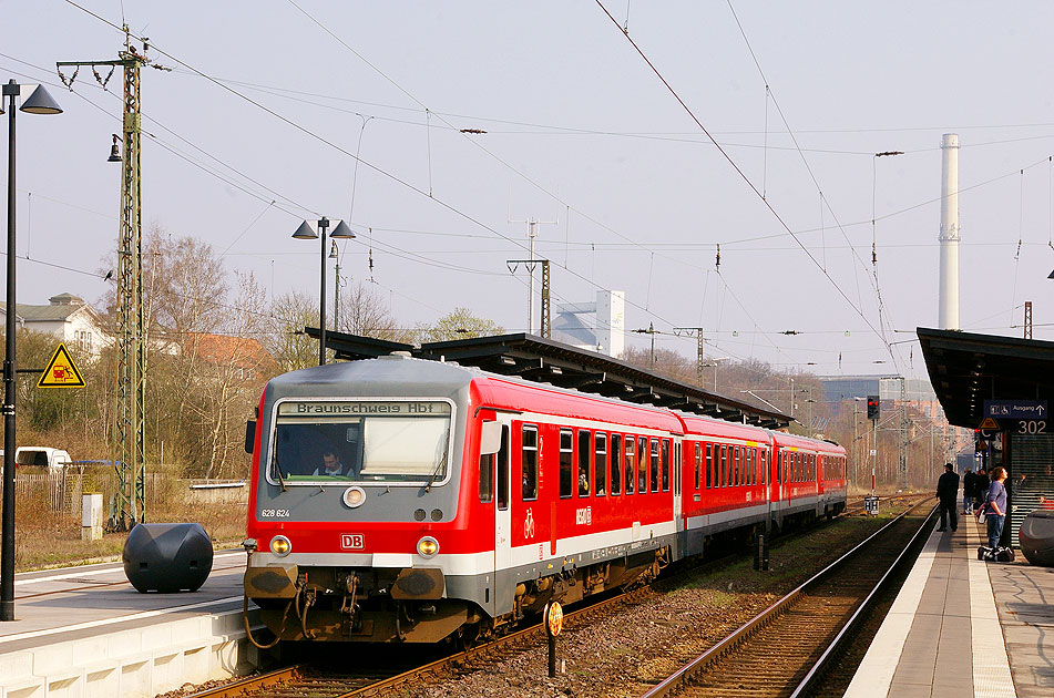 DB Baureihe 628 im Bahnhof Uelzen