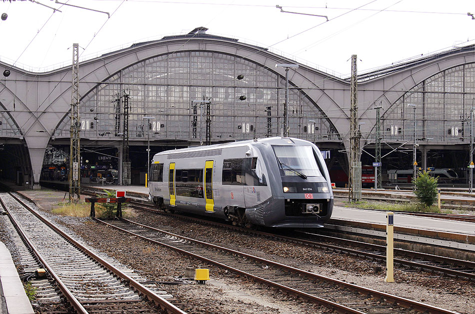Die DB Baureihe 641 in Leipzig Hbf als RB nach Bad Lausick