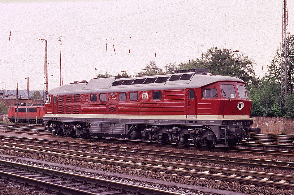 Baureihe 232 - EfW Lok in Bebra