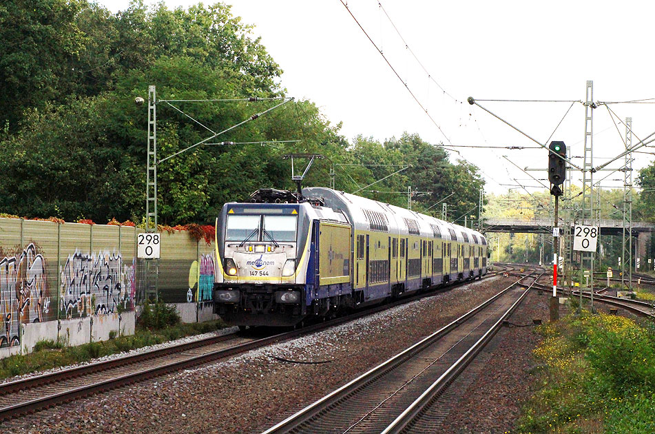 Ein Metronom-Eilzug von Hamburg nach Bremen
