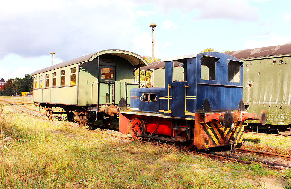 Die Diesellok V1 der Geesthachter Eisenbahn