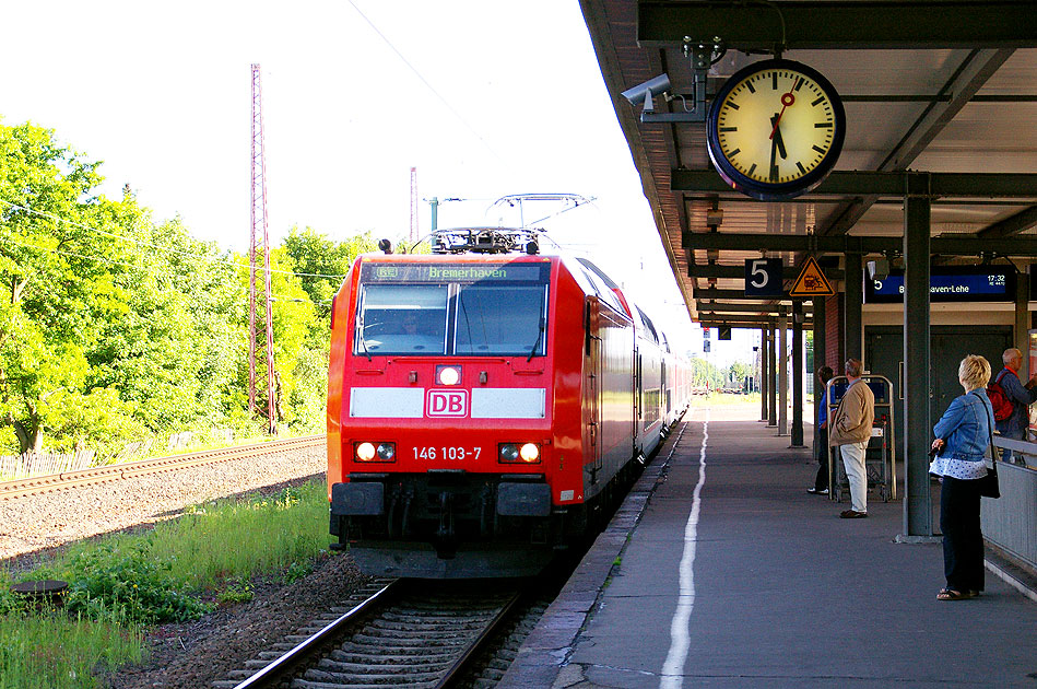 Die DB Baureihe 146 in Bremerhaven Hbf