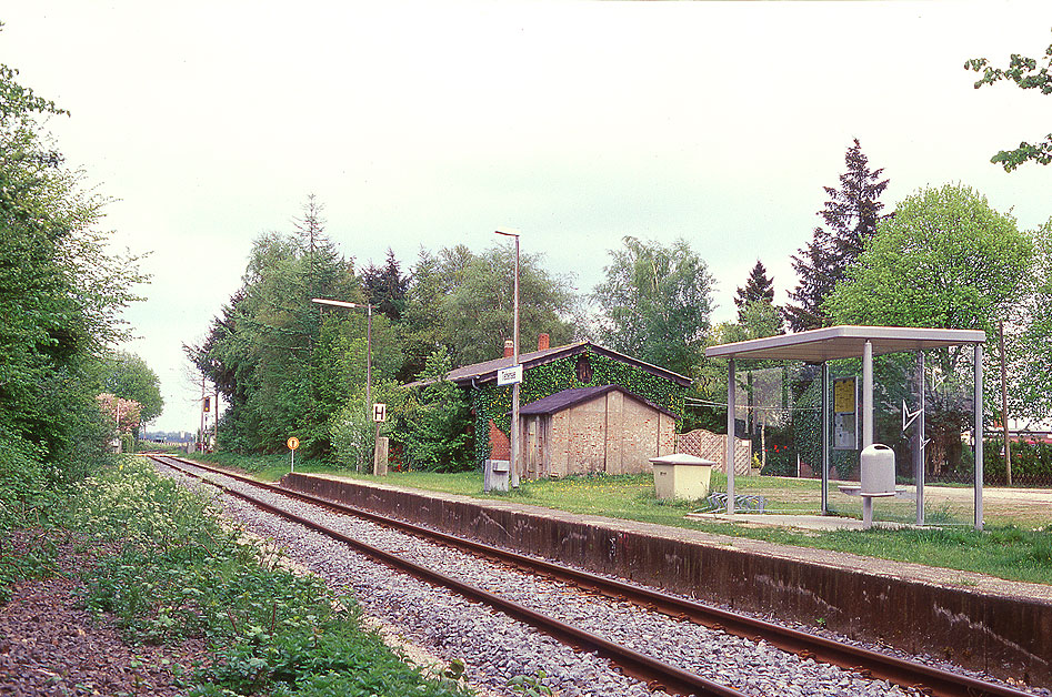 Bahnhof Tiebenseee an der Bahnstrecke Heide - Büsum