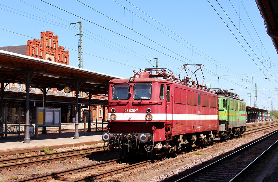 DB Baureihe 109 in Stendal - vormals Reichsbahn Baureihe 211 / E11