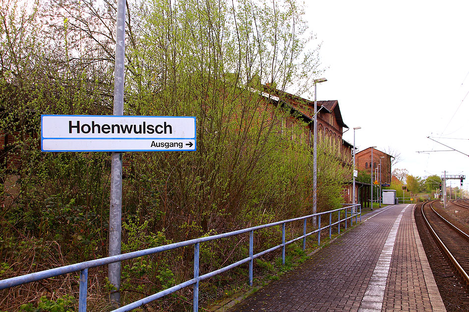 Der Bahnhof Hohenwulsch in der Altmark ist bekannt durch einen Sketch von Herricht und Preil