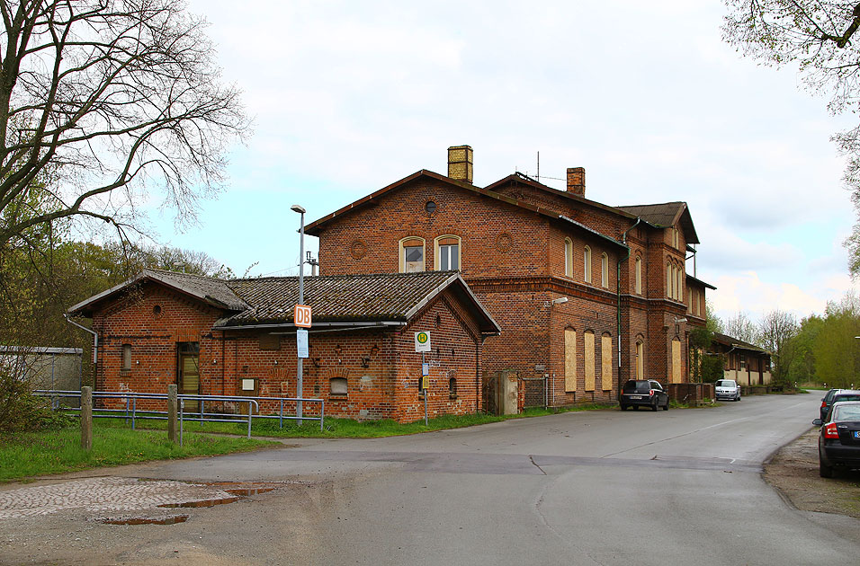 Der Bahnhof Hohenwulsch in der Altmark