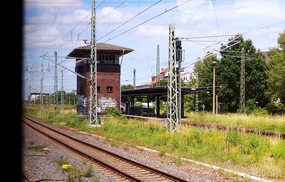 Der Bahnhof Magdeburg Hasselbachplatz