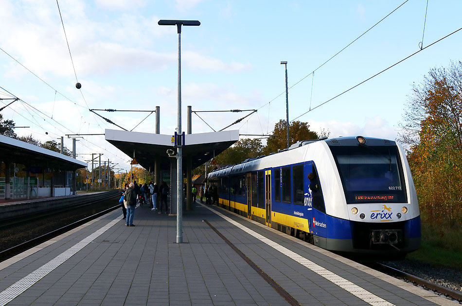 Ein Erixx Lint im Bahnhof Gifhorn (Isenbüttel-Gifhorn)