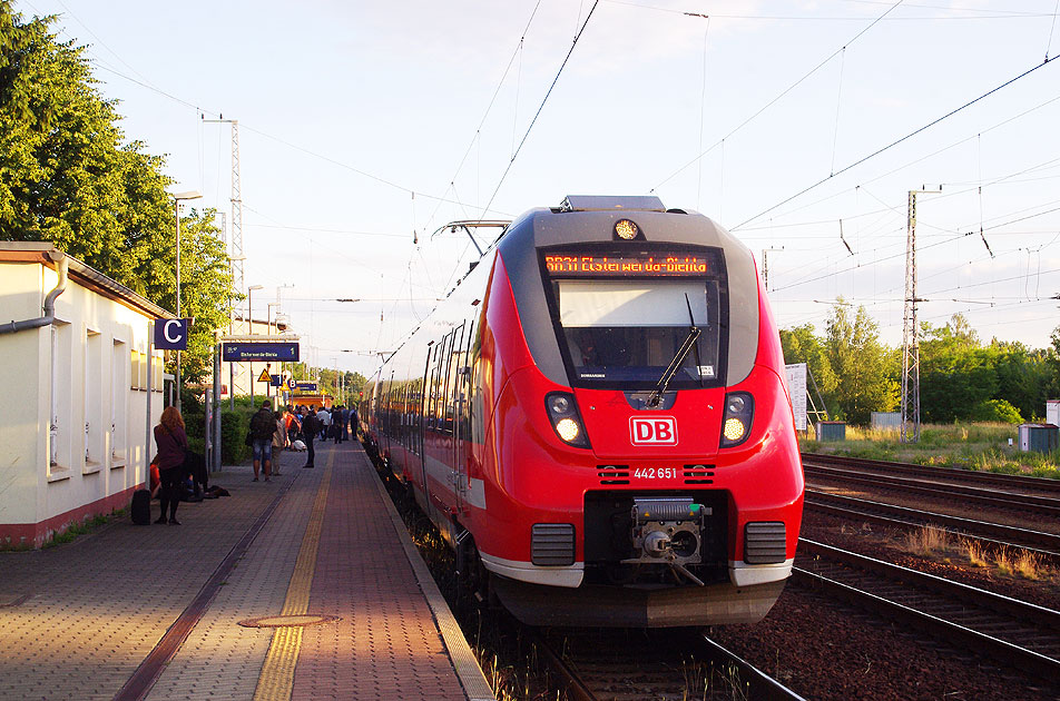 DB Baureihe 442 im Bahnhof Elsterwerda
