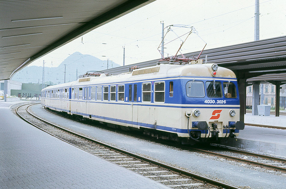 Die ÖBB Baureihe 4030 im Bahnhof Kufstein