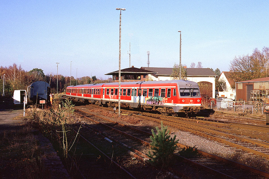 DB Baureihe 614 im Bahnhof Walsrode