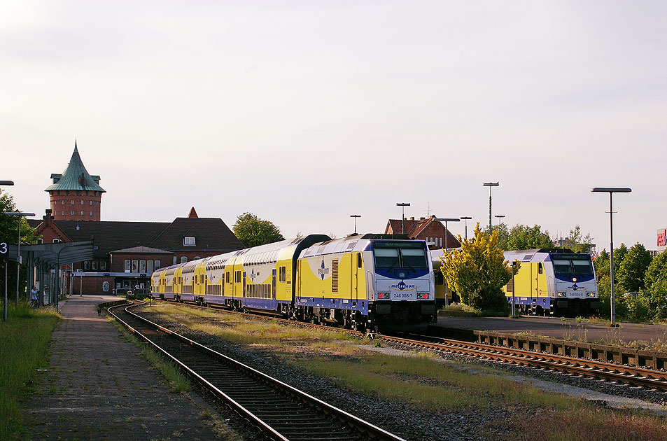 Der Metronom im Bahnhof Cuxhaven