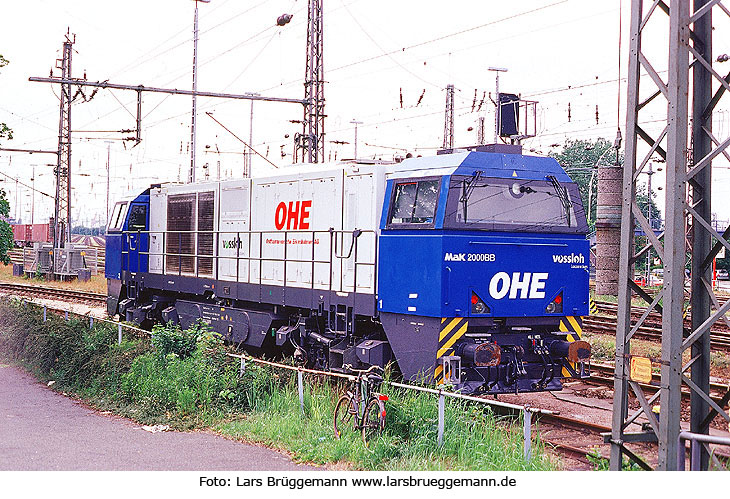 OHE G 2000 Lok im Hamburger Hafen in Hamburg