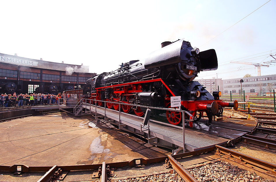 Die Dampflok Baureihe 41 im Bw Dresden-Altstadt