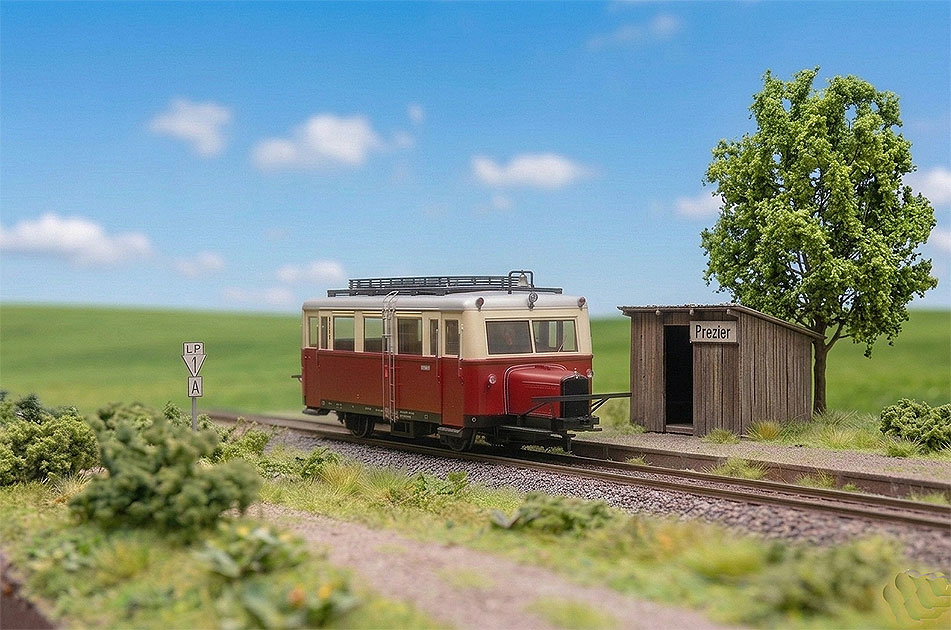 Der Bahnhof Prezier an der L&uuml;chow-Schmarsauer Eisenbahn