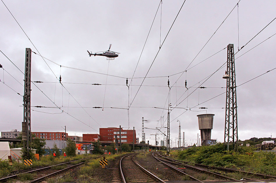 Austausch von Signalen am Bahnhof Hamburg-Altona
