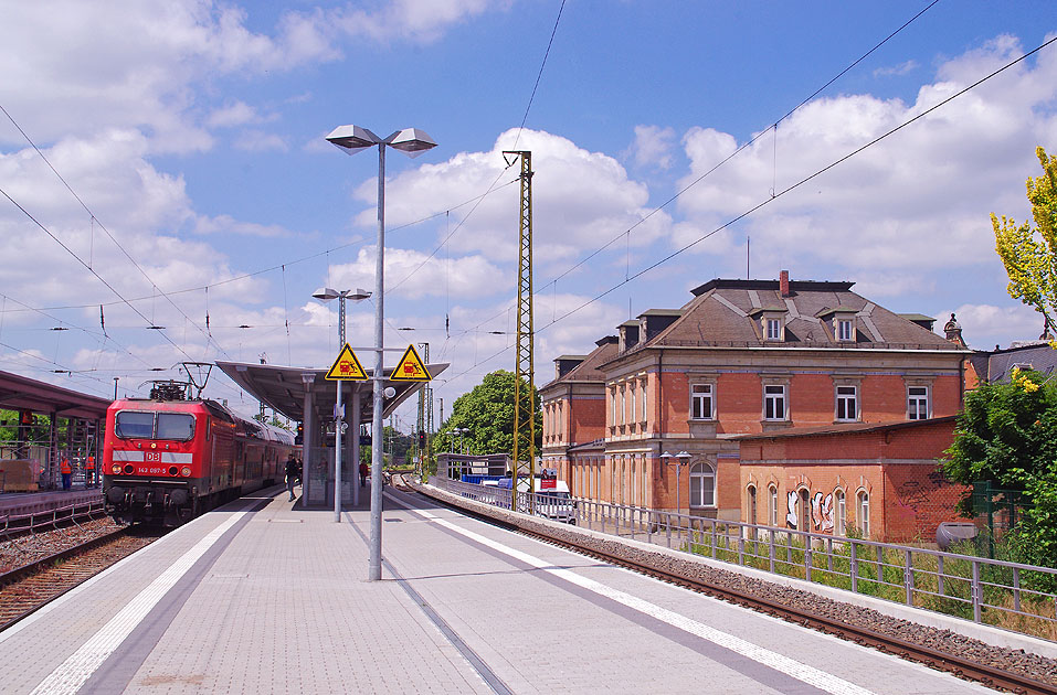 Der Bahnnhof Coswig - Ein Halt der S-Bahn Dresden