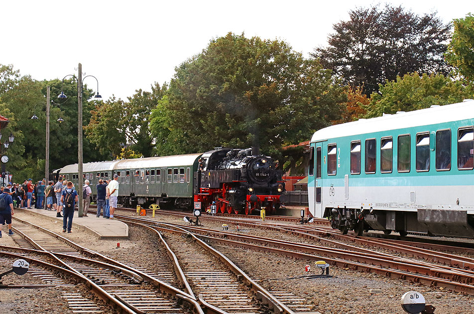 Die 86 1744-1 im Bahnhof Bruchhausen-Vilsen