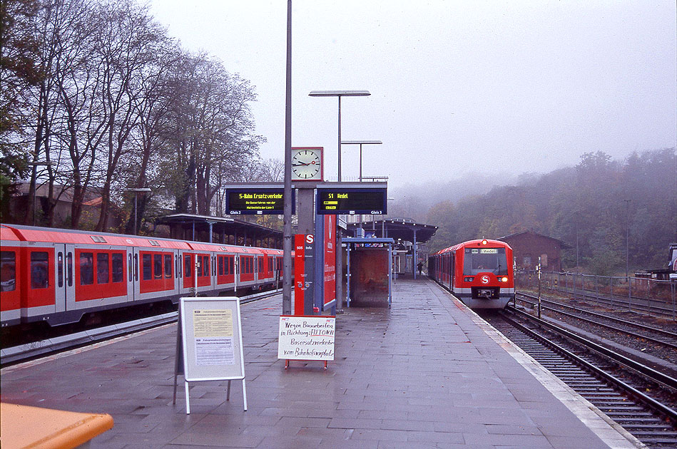 Der Bahnhof Blankenese der Hamburger S-Bahn